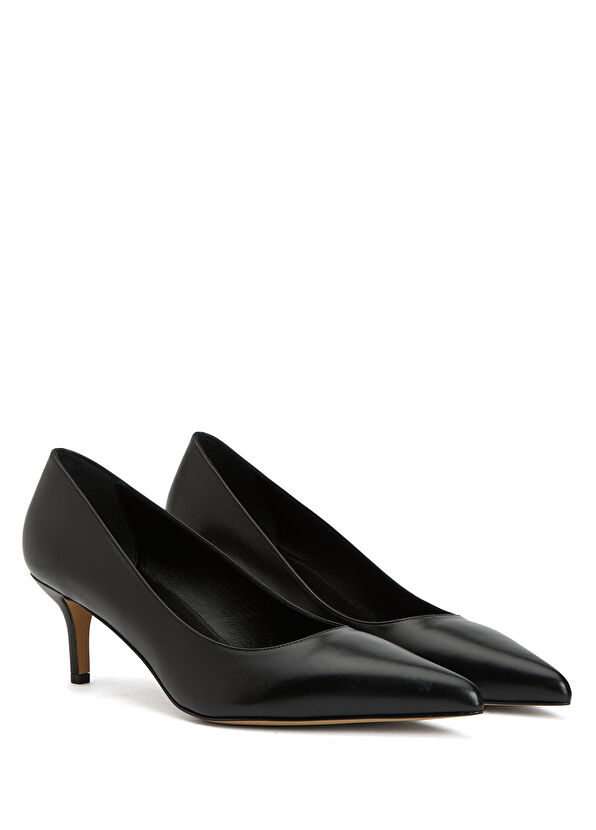 Beymen Club Black Leather Heels - 2