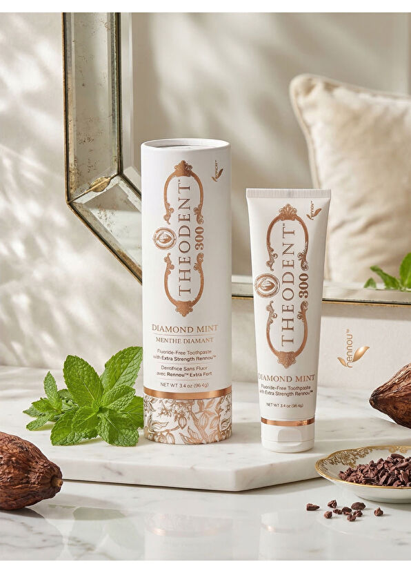 Theodent Diamond 300 Mint Florürsüz Nane Aromalı Diş Macunu 96 g - 4