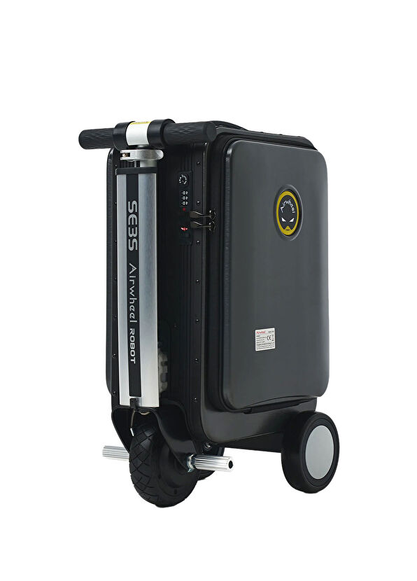 SE3S Siyah Kabin Boy Elektrikli Binilebilir Scooter Valiz - Görsel 2