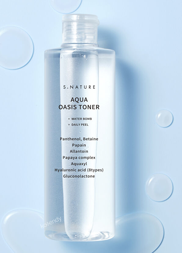 S.Nature Aqua Oasis Toner Moisturizing and Smoothness Protective Facial Tonic 300 ml - 2