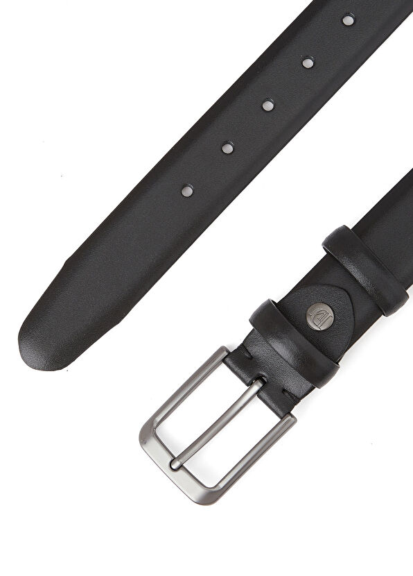 Siyah Erkek Deri Kemer - Görsel 3