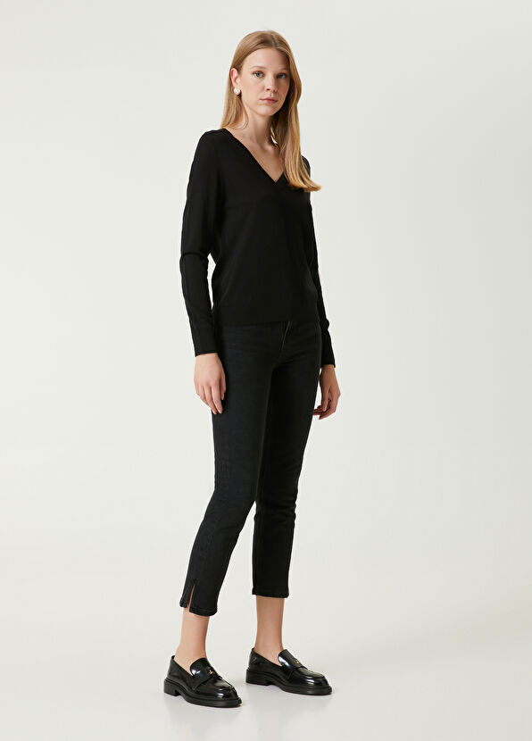 Beymen Club Black Basic Wool Sweater - 3