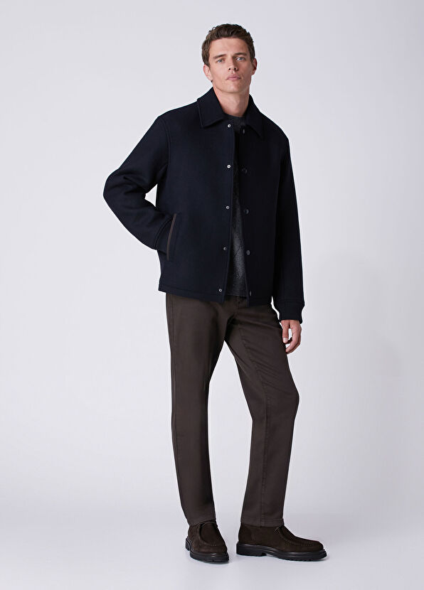 Beymen Club Anthracite Diamond Patterned Wool Sweater - 3