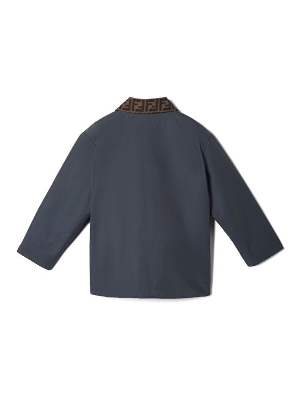 Fendi Logo Detaylı Erkek Çocuk Ceket - 2