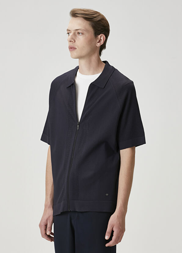 Beymen Club Koyu Lacivert Polo Yaka Triko Gömlek - 4