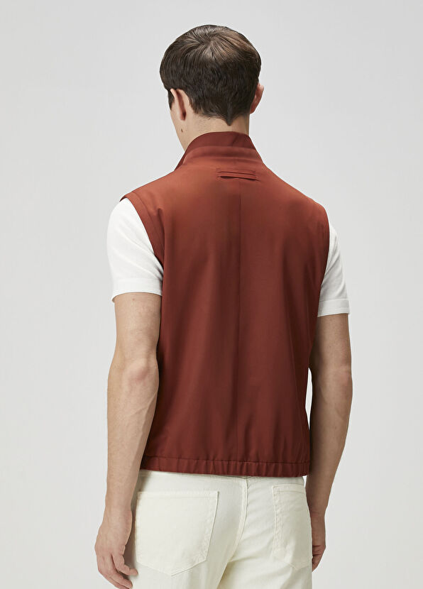 Zegna Motorin Turuncu Yelek - 4