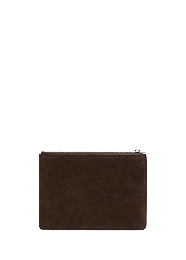 Beymen Club Boho Brown Studs Women's Suede Travel Wallet - 2