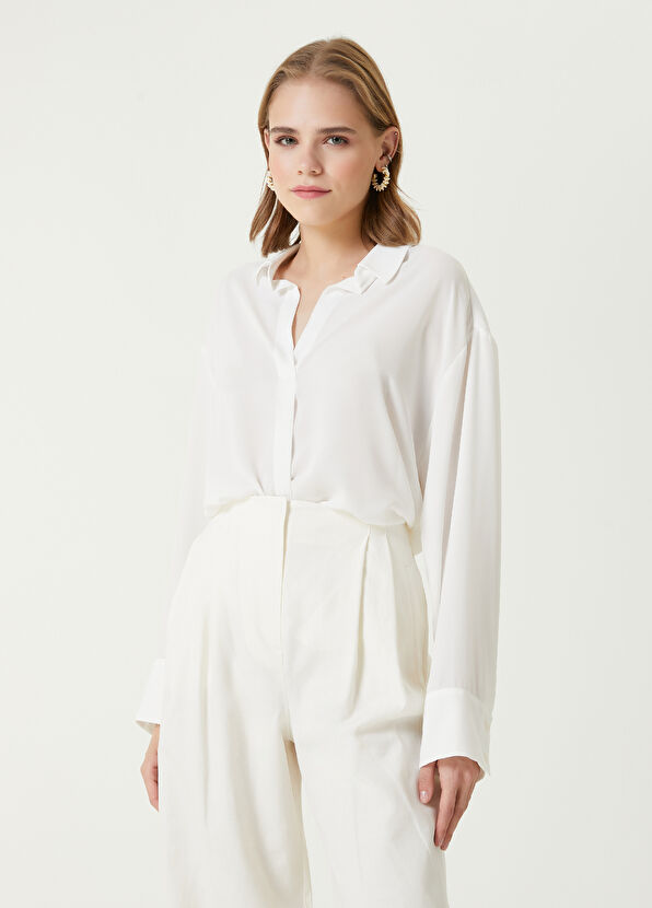 Beymen Club Kırık Beyaz Gömlek - 1