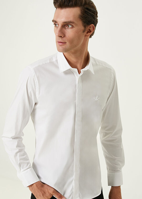 Beymen Club Slim Fit White Shirt - 2
