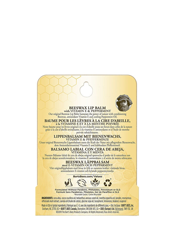Burts Bees Beeswax Doğal Nane Ferahlığı Dudak Bakım Kremi - 4