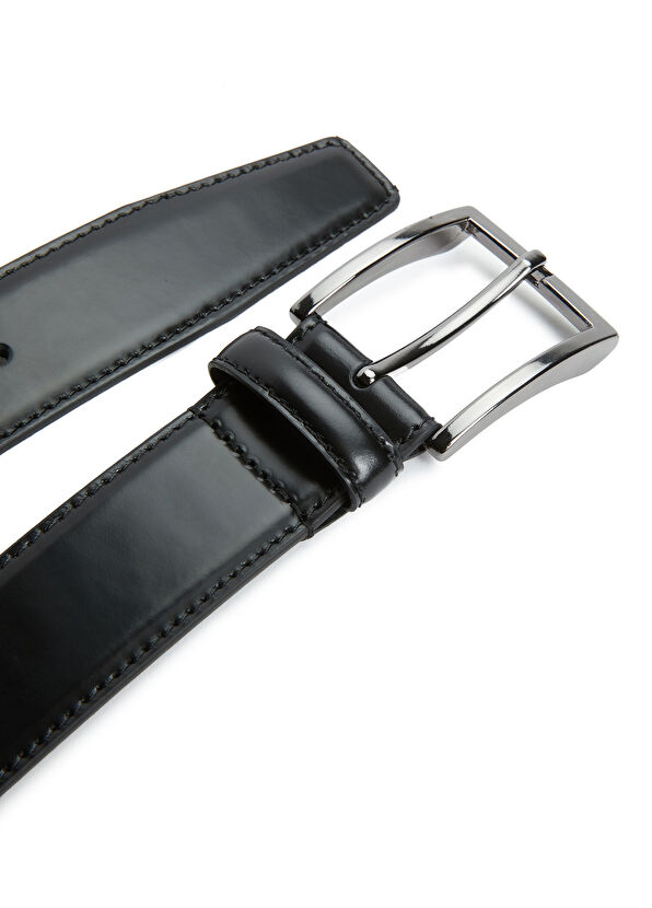 Beymen Club Black Men's Leather Belt - 2