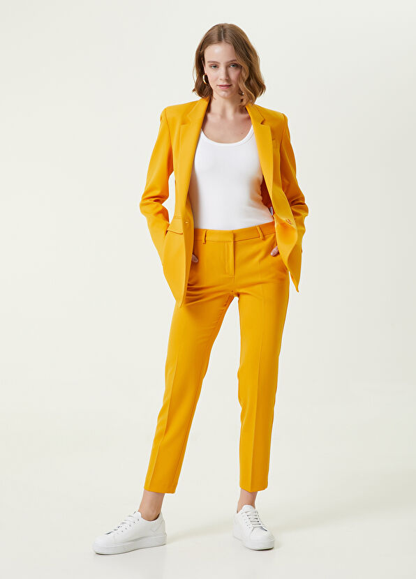 Beymen Club Hardal Krep Pantolon - 1