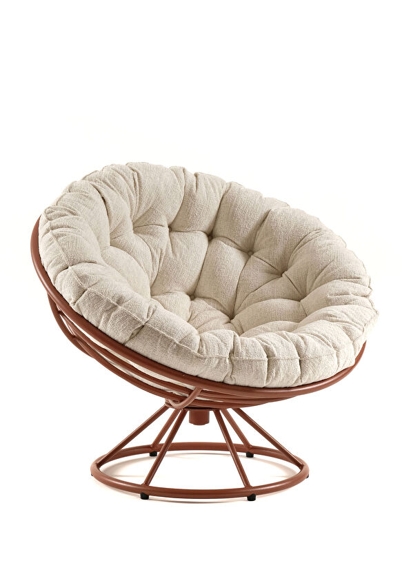 Sürton Hemdem Kiremit Ekru Döner Berjer - 1