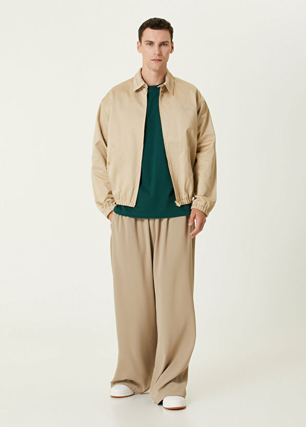 Drôle De Monsieur Koyu Yeşil Logo Baskılı T-shirt - 2