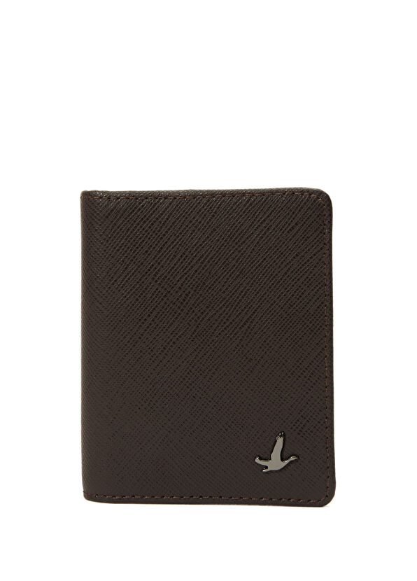 Beymen Club Kahverengi Dokulu Erkek Deri Kartlık - 1