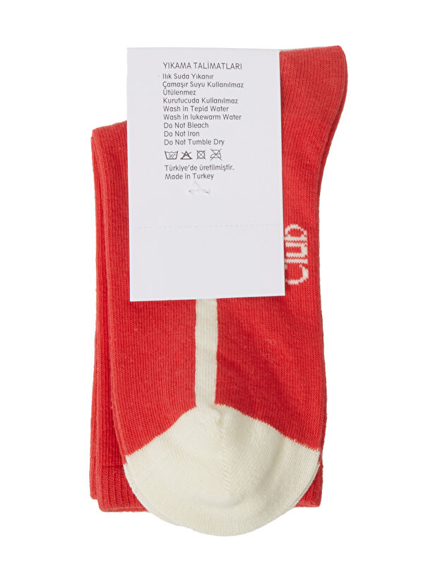 Beymen Club Nar Çiçeği Çizgili Kadın Çorap - 2