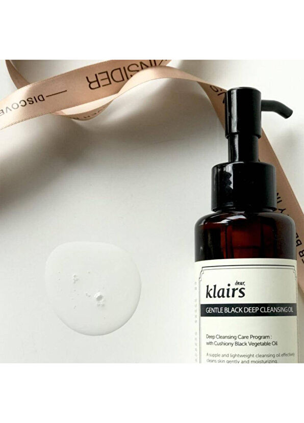 Klairs Gentle Black Deep Cleansing Oil Deep Make-up Remover Oil 150 ml - 2