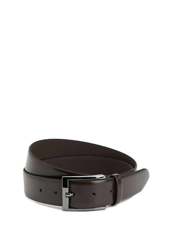 Beymen Club Brown Men's Leather Belt - 1