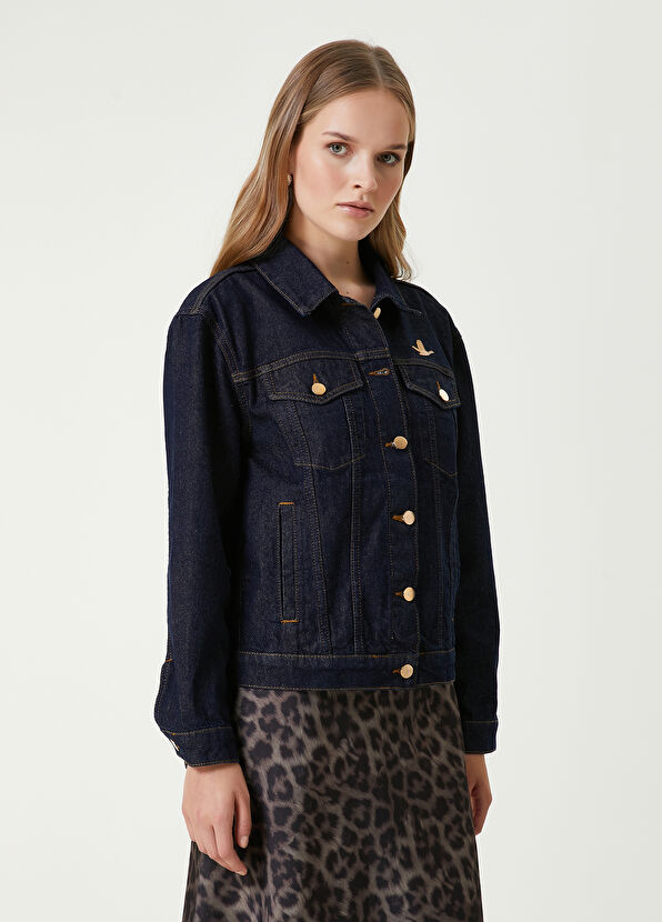 Beymen Club Navy Blue Jean Jacket - 4