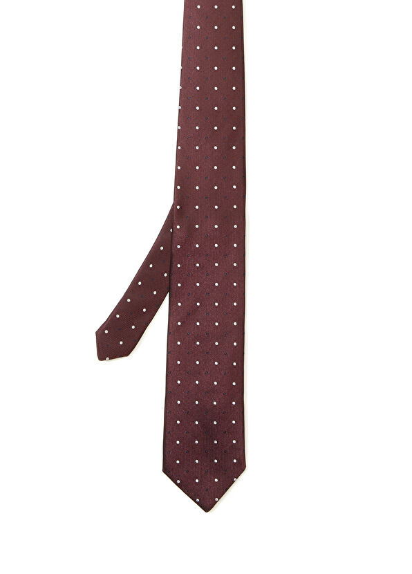 Beymen Club Bordo İpek Kravat - 1