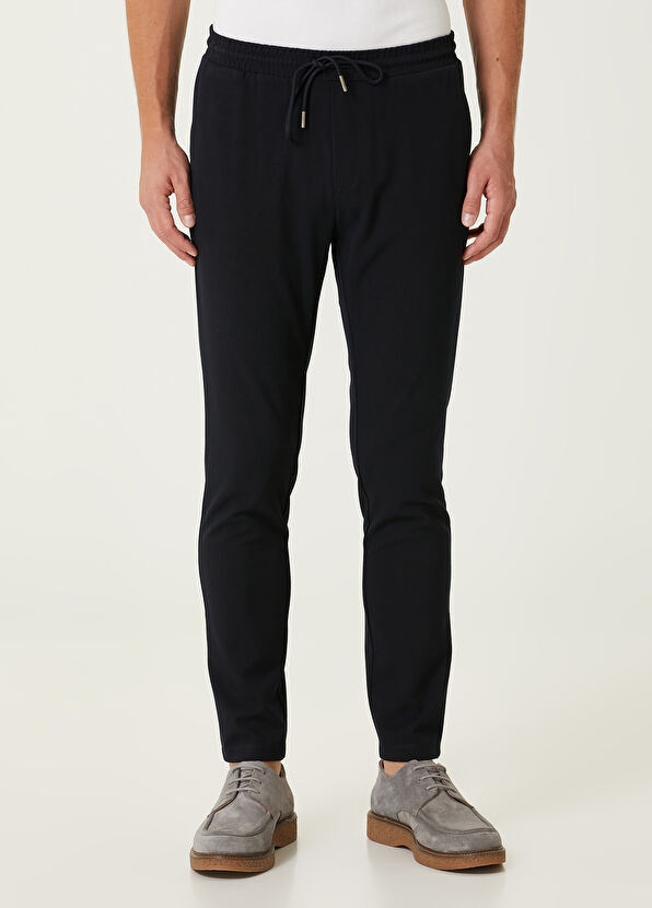 Beymen Club Dark Navy Ruffled Trousers - 2