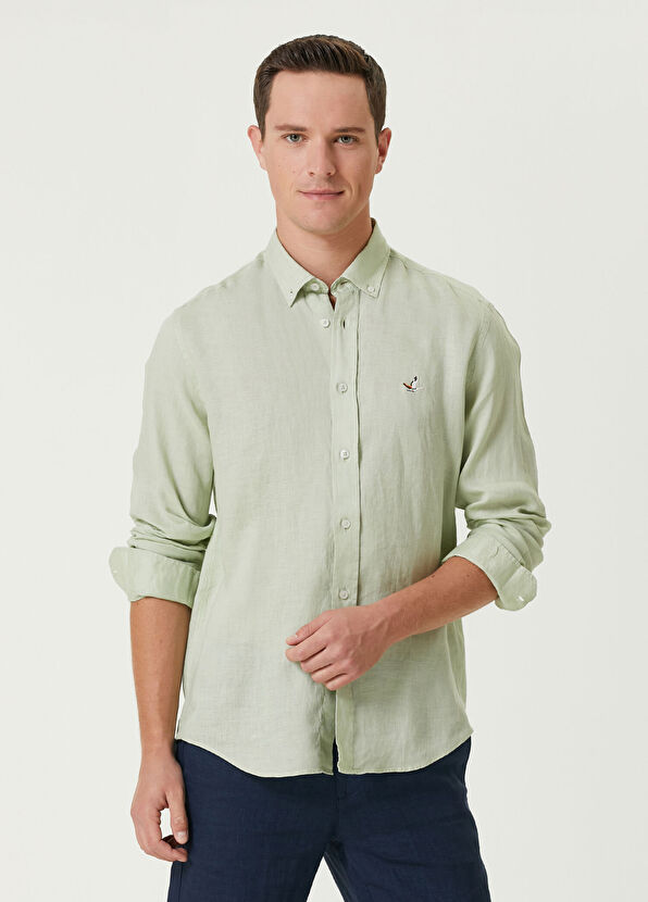 Beymen Club Comfort Fit Cagla Linen Shirt - 1
