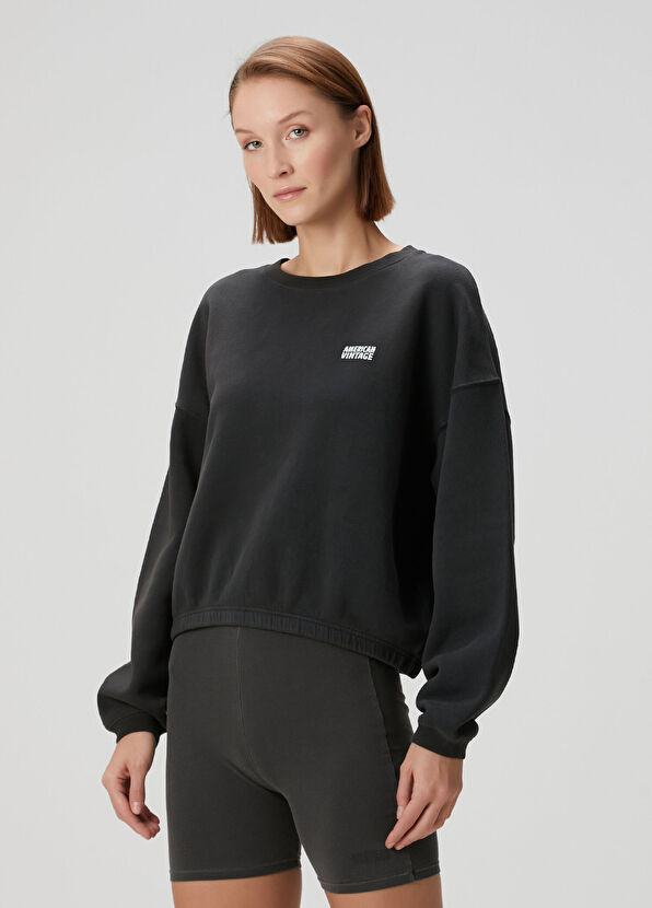 American Vintage Antrasit Sweatshirt - 1