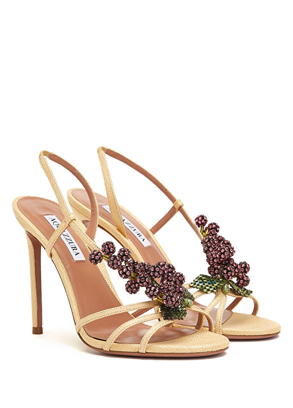 Raspberry Punch Naturel Kadın Sandalet - Görsel 3