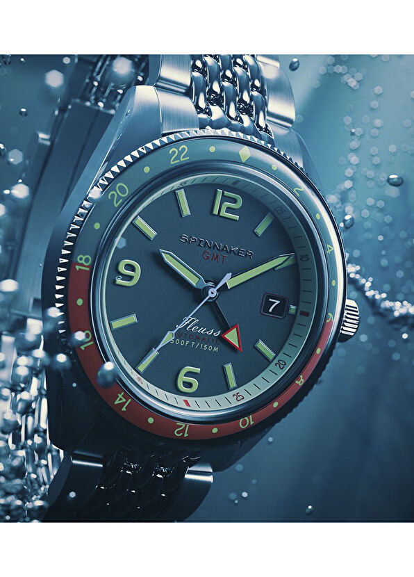 Spinnaker SP-5120-33 Çelik Yeşil Erkek Kol Saati - 3