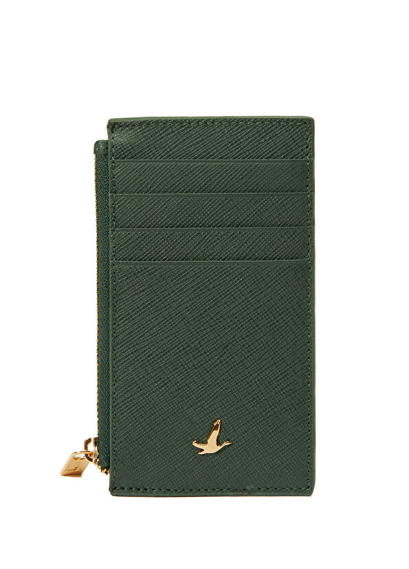 Beymen Club Yeşil Kadın Deri Kartlık - 1