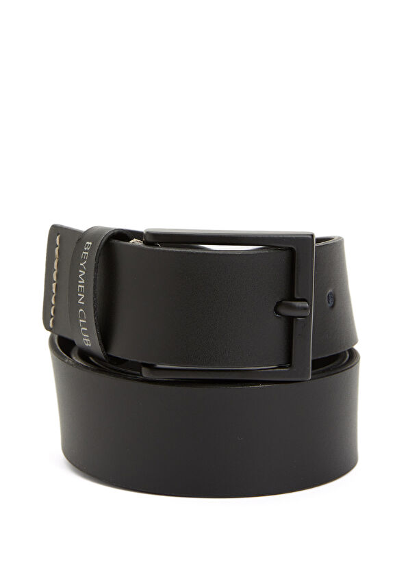 Beymen Club Siyah Erkek Deri Kemer - 1