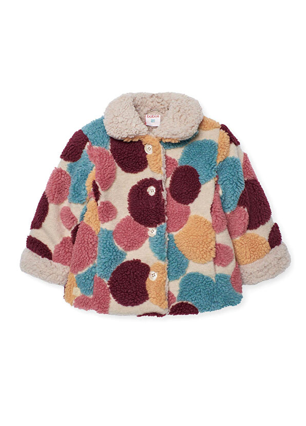 Boboli Patterned Girls' Coats - 1