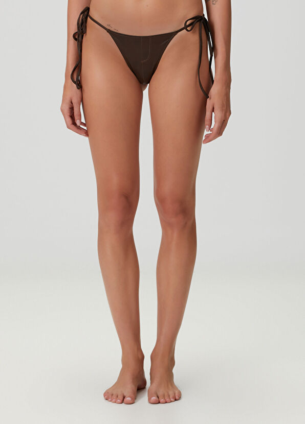Frankie's Bikinis Divine Kahverengi Bikini Altı - 2