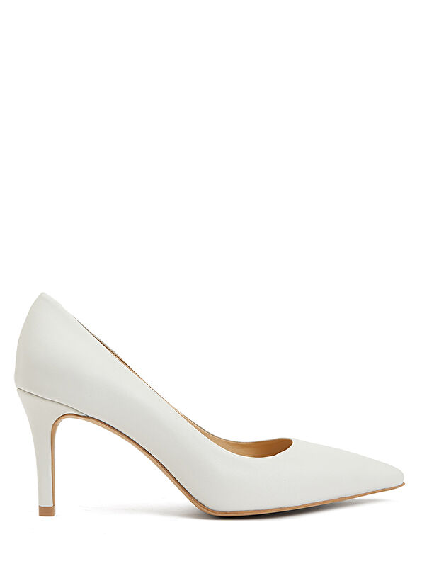 Beymen Club Bej Deri Stiletto - 1