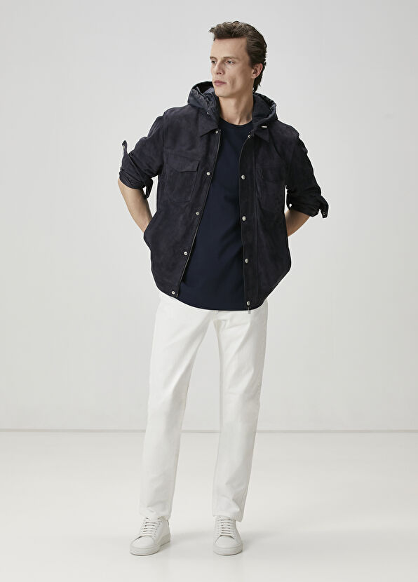 Beymen Club Relax Fit Navy Blue Basic T-Shirt - 2