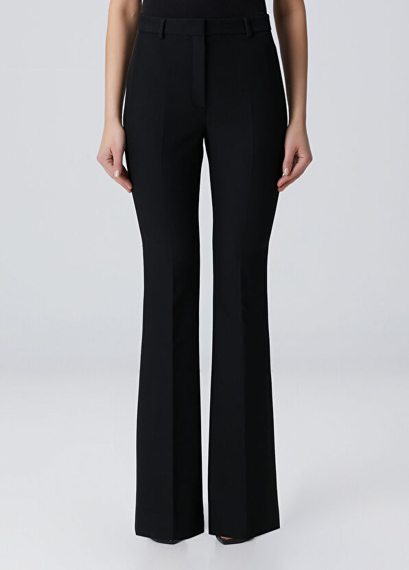 Siyah Flare Abiye Pantolon - Görsel 3