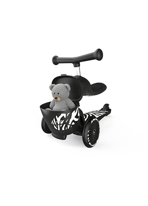 Scoot And Ride Highwaykick 1 Zebra Lifestyle Kids' Scooter with Seat - 3