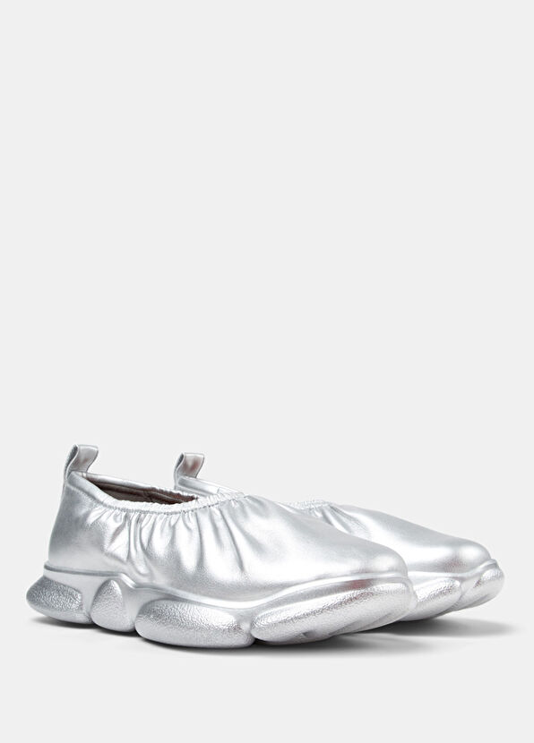 Camper Karst Gri Deri Kadın Ayakkabı K201588-007 - 2