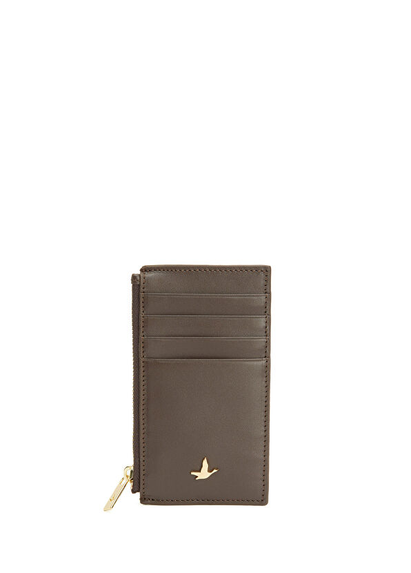 Beymen Club Brown Women's Leather Card Holder - 1