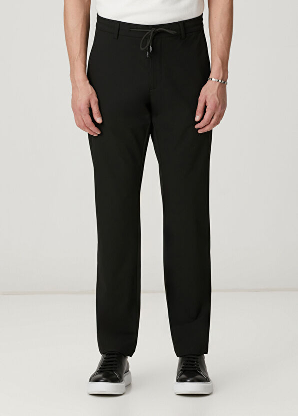 Beymen Club Black Waist Corded Sport Pants - 2