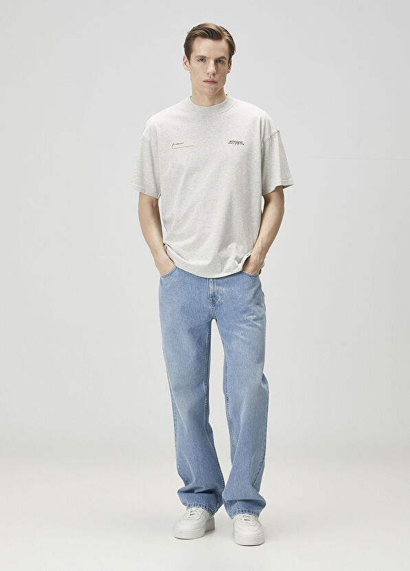 Represent Grey Logo Printed T-Shirt - 2