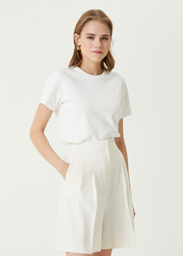 Beymen Club Kırık Beyaz T-shirt - 1