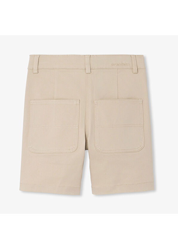 Jacadi Paris Bej Twill Erkek Çocuk Bermuda Şort - 2