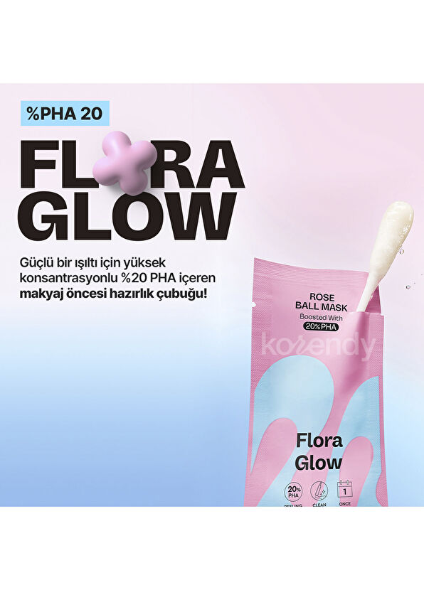 Mamonde Flora Glow Rose Ball Mask Doku Yenileyici ve Işıltı Verici Top Yüz Maskesi 3.5 ml - 2