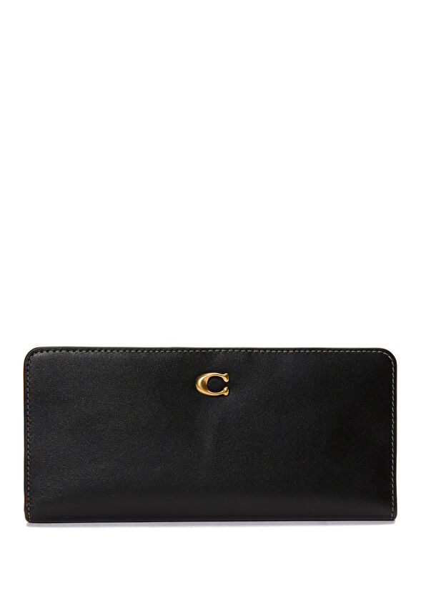Coach Essential Slim Siyah Kadın Deri Cüzdan - 1
