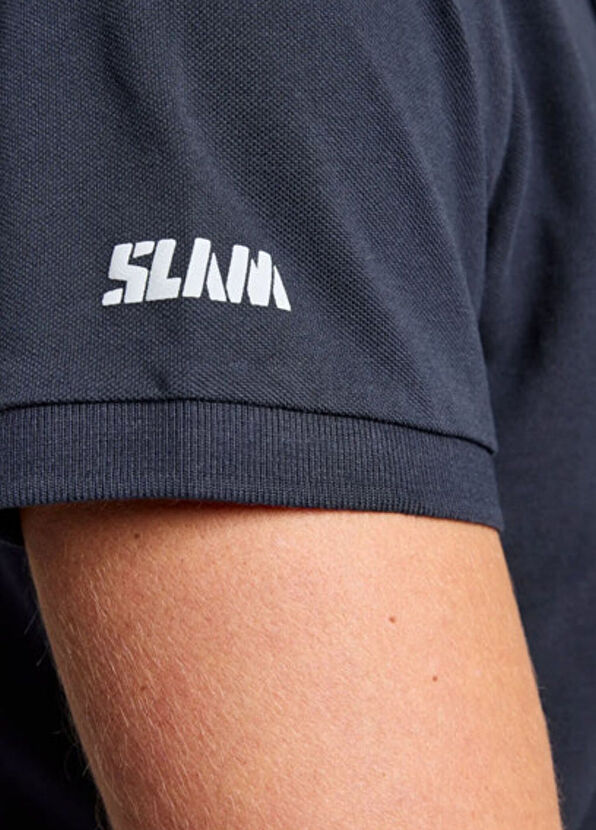 Slam Slam Deck Polo Ss Blue Polo Collar Men's Sports T-shirt - 3