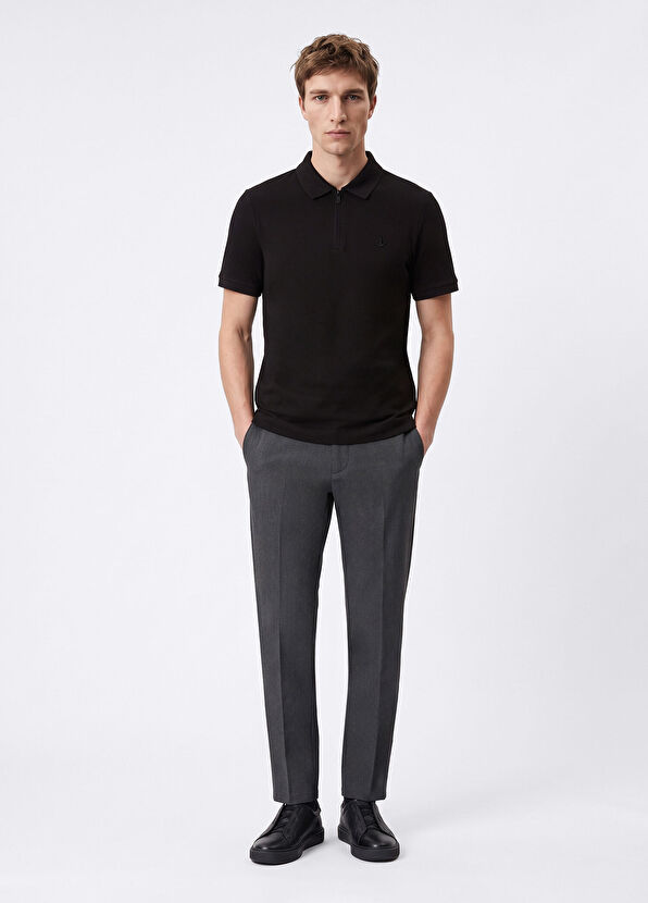 Beymen Club Black Interlock Piqué Polo Shirt - 3