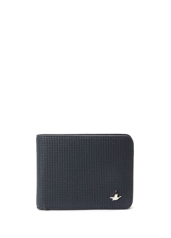 Beymen Club Navy Blue Leather Wallet - 1
