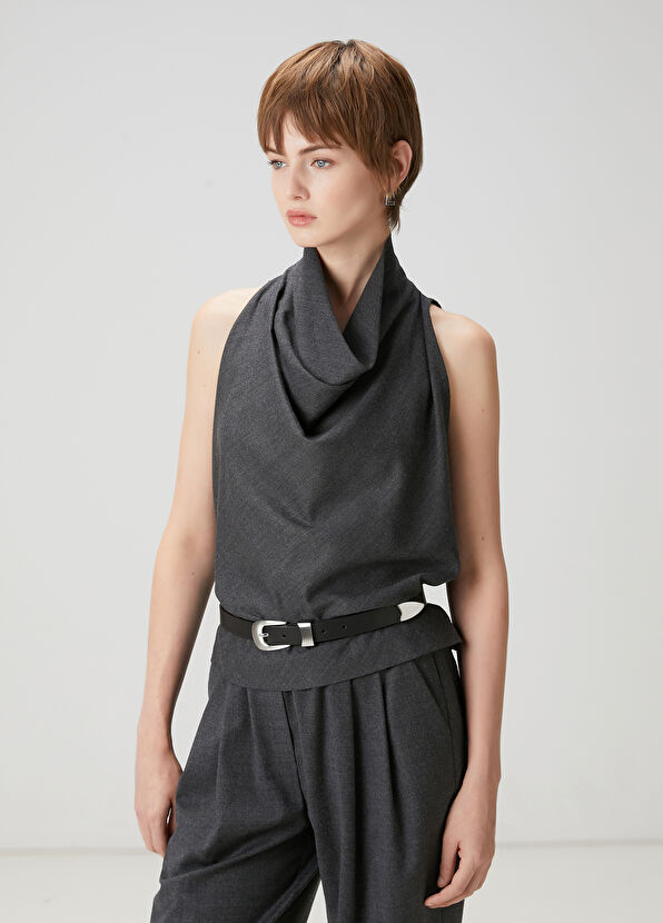 Beymen Club Anthracite Blouse - 4