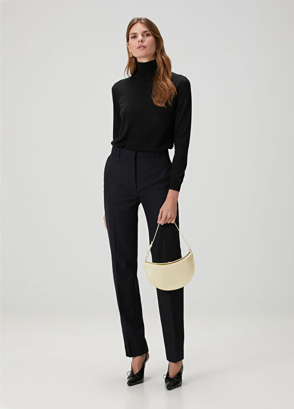 Şe Petit Ovalo Açık Sarı Kadın Deri Çanta - Görsel 3